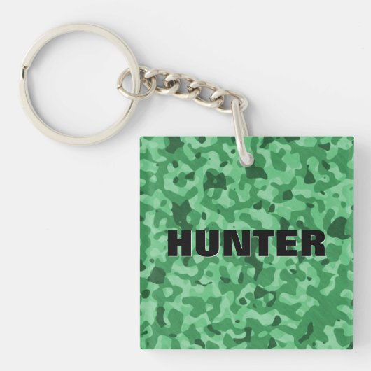 Creëer Uw eigen gepersonaliseerde Camouflage Patro Sleutelhanger (Voorkant)