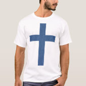 Creëer uw eigen gepersonaliseerde denim Christelij T-shirt (Voorkant)
