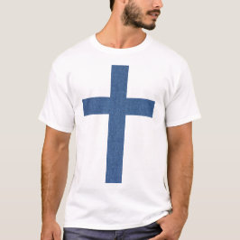 Creëer uw eigen gepersonaliseerde denim Christelij T-shirt