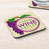 Creëer Uw Eigen Gepersonaliseerde Druiven van de Bier Onderzetter (Linkerzijde)