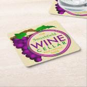 Creëer Uw Eigen Gepersonaliseerde Druiven van de Kartonnen Onderzetters (Schuin)