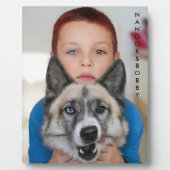 Creëer uw eigen gepersonaliseerde eerste huisdier  fotoplaat (Voorkant)