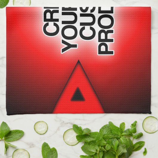 Creëer uw eigen, gepersonaliseerde en unieke theedoek (Gevouwen)