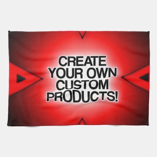 Creëer uw eigen, gepersonaliseerde en unieke theedoek (Horizontaal)