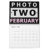 Creëer Uw eigen gepersonaliseerde familiefoto 2025 Kalender (Feb 2026)
