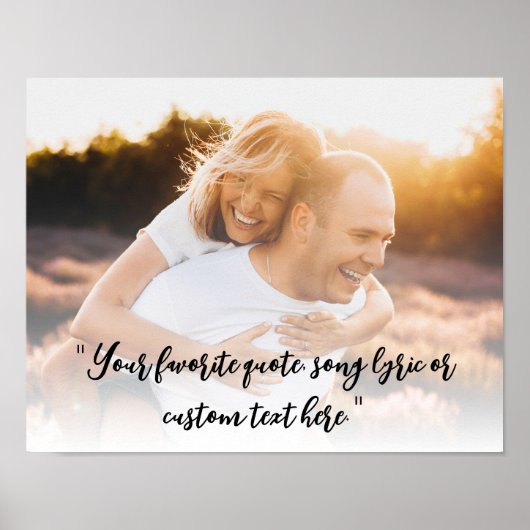 Creëer Uw eigen gepersonaliseerde foto Aangepaste Poster (Voorkant)