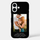 Creëer uw eigen gepersonaliseerde foto en offerte Case-Mate iPhone case (Achterkant)