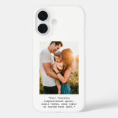 Creëer uw eigen gepersonaliseerde foto en offerte Case-Mate iPhone case (Achterkant)