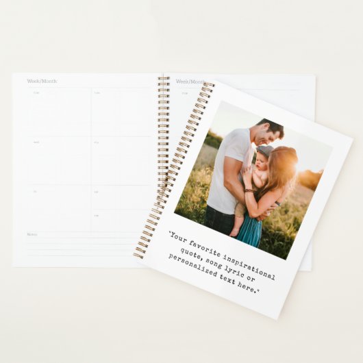 Creëer uw eigen gepersonaliseerde foto en offerte planner (Display)