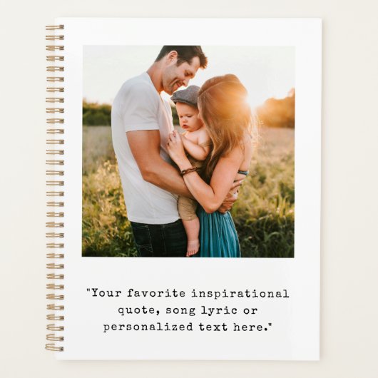 Creëer uw eigen gepersonaliseerde foto en offerte planner (Voorkant)