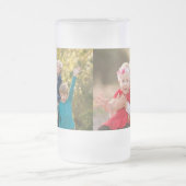 Creëer Uw eigen gepersonaliseerde foto Gold Text Matglas Bierpul (Center)