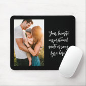 Creëer uw eigen gepersonaliseerde foto quote muismat (Met muis)