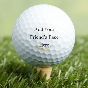 Creëer uw eigen gepersonaliseerde foto tekst plezi golfballen