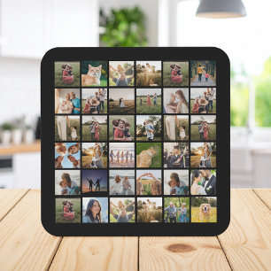 Creëer uw eigen gepersonaliseerde fotocollage bier onderzetter