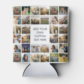 Creëer uw eigen gepersonaliseerde fotocollage blikjeskoeler (Voorkant)