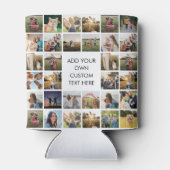 Creëer uw eigen gepersonaliseerde fotocollage blikjeskoeler (Achterkant)