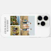 Creëer uw eigen gepersonaliseerde fotocollage Case-Mate iPhone case (Achterkant (horizontaal))