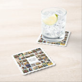 Creëer uw eigen gepersonaliseerde fotocollage kartonnen onderzetters (Insitu)