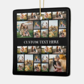 Creëer uw eigen gepersonaliseerde fotocollage keramisch ornament (Links)