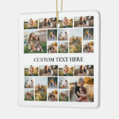 Creëer uw eigen gepersonaliseerde fotocollage keramisch ornament (Links)