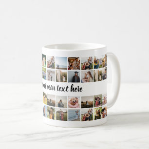 Creëer uw eigen gepersonaliseerde fotocollage koffiemok