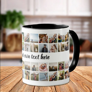Creëer uw eigen gepersonaliseerde fotocollage mok