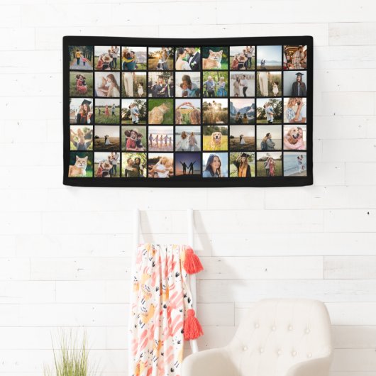 Creëer uw eigen gepersonaliseerde fotocollage spandoek (Insitu)