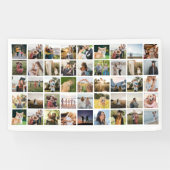 Creëer uw eigen gepersonaliseerde fotocollage spandoek (Horizontaal)