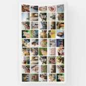 Creëer uw eigen gepersonaliseerde fotocollage spandoek (Verticaal)
