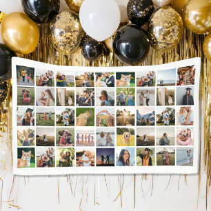 Creëer uw eigen gepersonaliseerde fotocollage spandoek