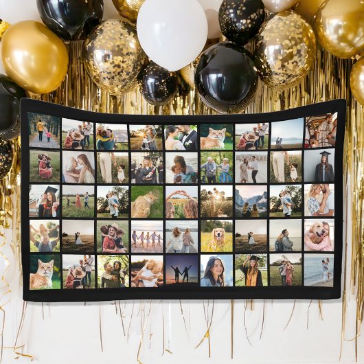 Creëer uw eigen gepersonaliseerde fotocollage spandoek
