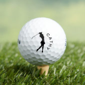 Creëer uw eigen gepersonaliseerde golfer Logo naam Golfballen (Insitu Shirt)