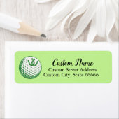 Creëer uw eigen gepersonaliseerde Ierse themaadres Etiket (Insitu)