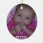 Creëer Uw eigen gepersonaliseerde keramische versi Keramisch Ornament (Links)