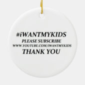 Creëer Uw eigen gepersonaliseerde keramische versi Keramisch Ornament (Achterkant)