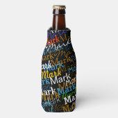 Creëer Uw eigen gepersonaliseerde kleurnaam Flesjeskoeler (Fles Voorkant)