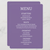 Creëer uw eigen gepersonaliseerde menu (Voorkant / Achterkant)