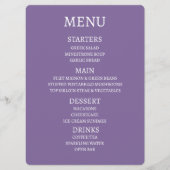 Creëer uw eigen gepersonaliseerde menu (Voorkant)