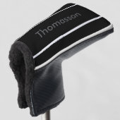 Creëer uw eigen gepersonaliseerde minimalistische  golfheadcover (3/4 voorkant)