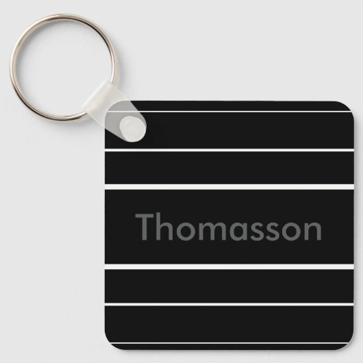 Creëer uw eigen gepersonaliseerde minimalistische  sleutelhanger (Voorkant)