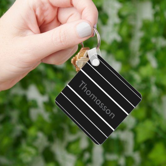 Creëer uw eigen gepersonaliseerde minimalistische  sleutelhanger (Hand)