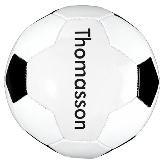 Creëer uw eigen gepersonaliseerde minimalistische  voetbal (Gedraaid)