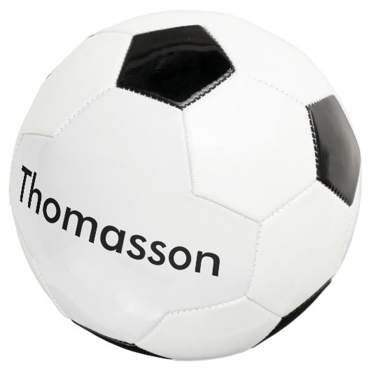 Creëer uw eigen gepersonaliseerde minimalistische  voetbal (Drie kwart)