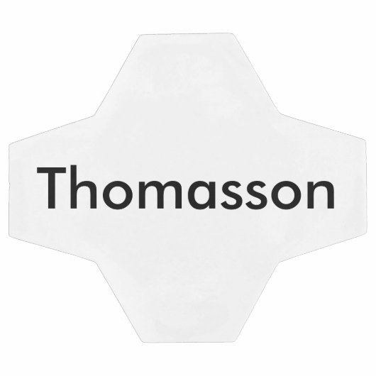 Creëer uw eigen gepersonaliseerde minimalistische  voetbal (Enkel)