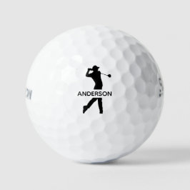 Creëer uw eigen gepersonaliseerde moderne monogram golfballen