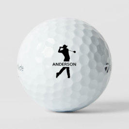 Creëer uw eigen gepersonaliseerde moderne monogram golfballen