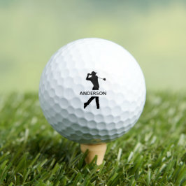 Creëer uw eigen gepersonaliseerde moderne monogram golfballen