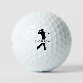 Creëer uw eigen gepersonaliseerde moderne monogram golfballen