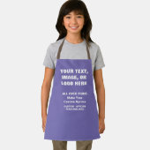 Creëer uw eigen gepersonaliseerde Periwinkle Kind Schort (Insitu)