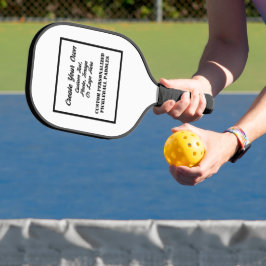 Creëer uw eigen gepersonaliseerde pickleball pedde pickleball paddle